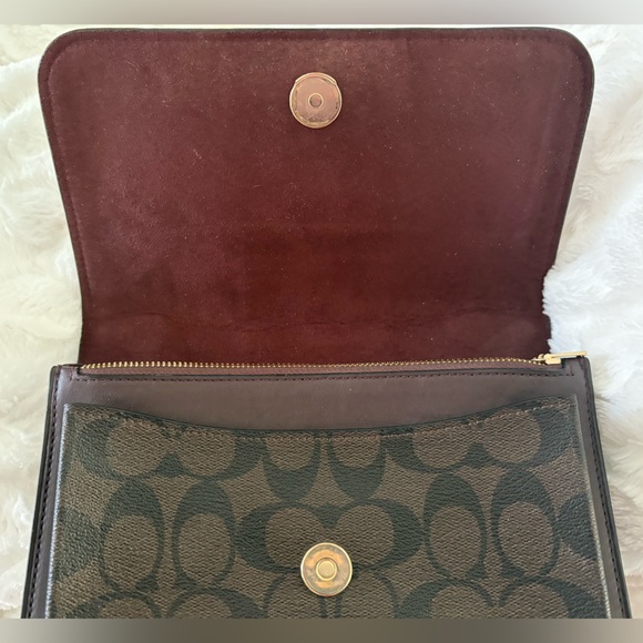 Coach Klare Crossbody Colorblock Signature Canvas Chain/leather strap - Picture 9 of 11